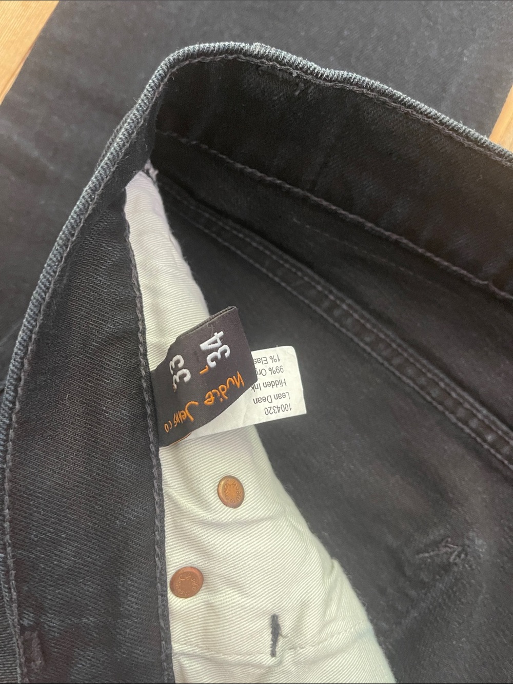 Nudie Lean Dean Jeans 33 - Picture 5 of 5